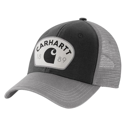Carhartt 106743 Men's Canvas Mesh-Back 1889 Patch Cap