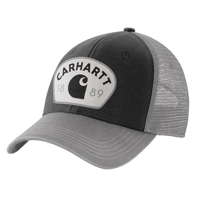 Carhartt 106743 Men's Canvas Mesh-Back 1889 Patch Cap