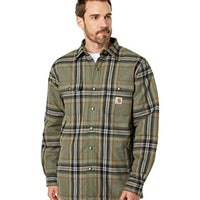 Carhartt 105430 Men's Relaxed Fit Flannel Sherpa-Lined Shirt Jac