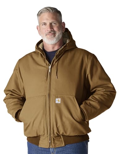 Carhartt mens Flame Resistant Loose Fit Duck Insulated Active Jac