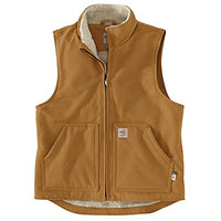 Carhartt 104981 Men's Flame-Resistant Duck Sherpa-Lined Vest