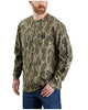 Carhartt Men's 105483 Loose Fit Heavyweight Long-Sleeve Pocket Camo Logo Graphi