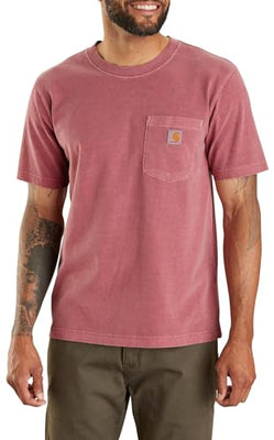 Carhartt 106252 Men's Relaxed Fit Midweight Short-Sleeve Garment Dyed Pocket T-Shirt