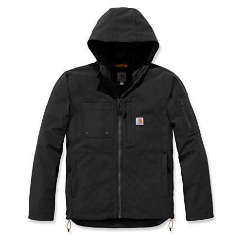 Carhartt 103829 Men's Rain Defender Relaxed Fit Midweight Softshell Hooded Jacket