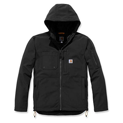 Carhartt 103829 Men's Rain Defender Relaxed Fit Midweight Softshell Hooded Jacket