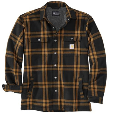 Carhartt 106354 Men's Relaxed Fit Flannel Sherpa-Lined Shirt Jac