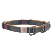 Carhartt P0000344 Fully Adjustable Nylon Webbing Collars for Dogs, Reflective Stitching for Visibility