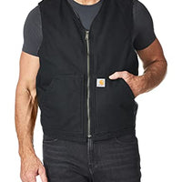 Carhartt 104394 Men's Relaxed Fit Washed Duck SherpaLined Vest