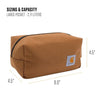 Carhartt B0000555 Durable Travel Kit, Organize Essentials W/the Water Resistance Free Toiletry Bag