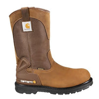 Carhartt CMP1100 Men's 11" Wellington Waterproof Soft Toe Pull-On Leather Work Boot CMP1100