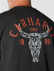 Carhartt Men's Loose Fit Heavyweight Long-Sleeve Pocket Longhorn Graphic T-Shirt
