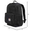 Carhartt B0000533 23l Single-Compartment Backpack, Durable Pack with Laptop Sleeve and Duravax Abrasion Resistant Base