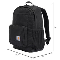 Carhartt B0000533 23l Single-Compartment Backpack, Durable Pack with Laptop Sleeve and Duravax Abrasion Resistant Base