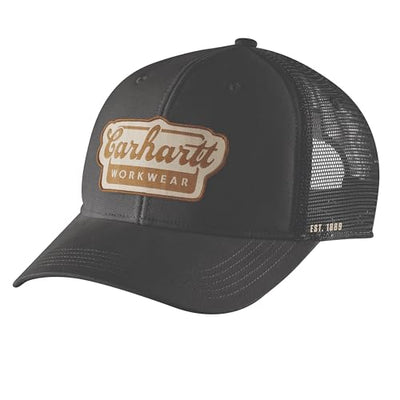 Carhartt 106738 Men's Rugged Flex™ Twill Mesh-Back Script Patch Cap