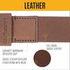 Carhartt A0005502 Men's Casual Rugged Saddle Leather Belts