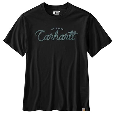Carhartt Men's 106531 Relaxed Fit Lightweight Short-Sleeve Script Graphic T-Shi