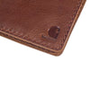 Carhartt B0000651 Mens Full Grain Patina Leather Wallets, Bifold, and Front Pocket Options