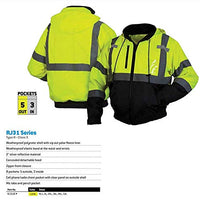 Pyramex RJ3210 Series Lumen X Class 3 Fleece Bomber Safety Jacket