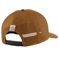 Carhartt Men's Canvas Mesh-Back Logo Embroidered Cap
