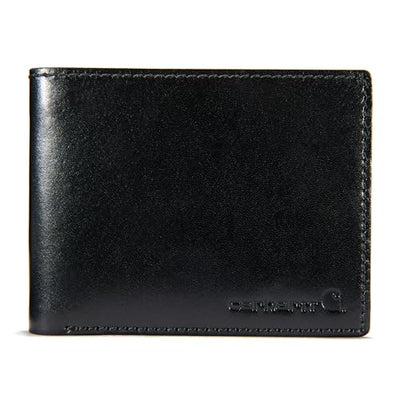 Carhartt B00002 Men's Billfold and Passcase Wallets, Durable Bifold Wallets, Available in Leather and Canvas Styles