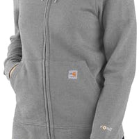 Carhartt 105284 Women's Flame Resistant Force Relaxed Fit Midweight Zip-Front Sweatshirt