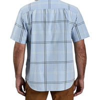 Carhartt 106140 Men's Loose Fit Midweight Short-Sleeve Plaid Shirt