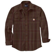 Carhartt 105947 Men's Loose Fit Heavyweight Flannel Long-Sleeve Plaid Shirt