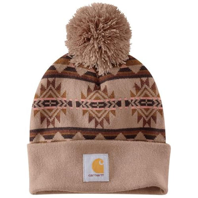 Carhartt Women's Bethany Yellowtail Pom Cuffed Beanie