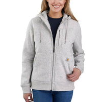 Carhartt 106026 Women's Relaxed Fit Midweight Sherpa-Lined Full-Zip Sweatshirt