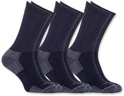 Carhartt SC6203M Men's Standard AllSeason Cotton Crew Work Socks 3 Pair Pack