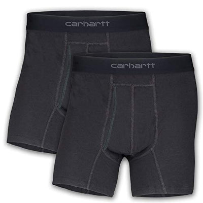 Carhartt MBB124 Men's Cotton Polyester 2 Pack Boxer Brief