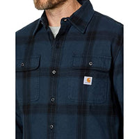 Carhartt 105439 Men's Loose Fit Heavyweight Flannel Long-Sleeve Plaid Shirt