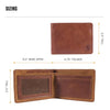 Carhartt B0000651 Mens Full Grain Patina Leather Wallets, Bifold, and Front Pocket Options