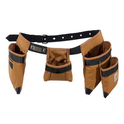 Carhartt B000052 Padded Tool Belt, Rugged Tool Belt with Tool and Fastener Storage Pockets