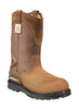 Carhartt CMP1100 Men's 11" Wellington Waterproof Soft Toe Pull-On Leather Work Boot CMP1100