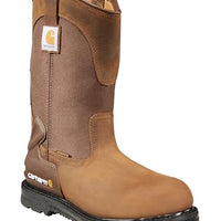 Carhartt CMP1100 Men's 11" Wellington Waterproof Soft Toe Pull-On Leather Work Boot CMP1100