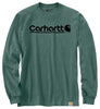 Carhartt 106362 Men's Relaxed Fit Heavyweight Long-Sleeve Logo Graphic T-Shirt