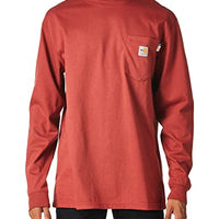 Carhartt 100235 Men's Flame Resistant Force Loose Fit Midweight Long-Sleeve Pocket T-Shirt