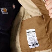Carhartt mens Flame Resistant Loose Fit Duck Insulated Active Jac