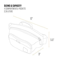 Carhartt B0000554 Adjustable Waist Pack, Durable, Water Resistant Hip Pack