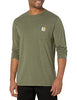 Carhartt 106656 Men's Force Relaxed Fit Midweight Long-Sleeve Pocket T-Shirt