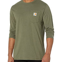 Carhartt 106656 Men's Force Relaxed Fit Midweight Long-Sleeve Pocket T-Shirt