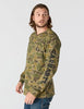 Carhartt 107043 Men's Relaxed Fit Heavyweight Long-Sleeve Pocket Camo Logo Graphic T-Shirt
