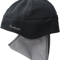BG Carhartt 101720 Women's Gretna Fleece 2 in 1 Hat and Face Mask Black
