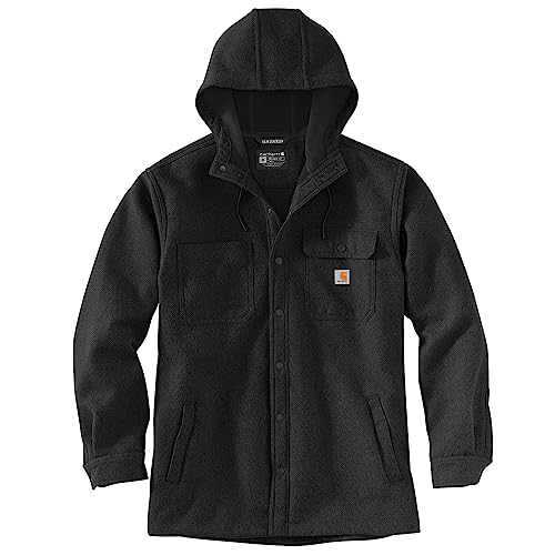 Carhartt 105022 Men's Rain Defender Relaxed Fit Heavyweight Hooded Shirt Jacket