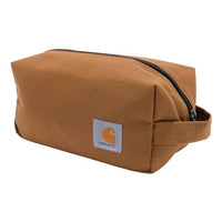 Carhartt B0000555 Durable Organizer, Pack Essentials with The PFAS Free Toiletry Bag, Travel Kit Brown, One Size