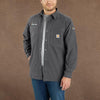 Carhartt 105532 Rugged Flex® Relaxed Fit Canvas Fleece-Lined Snap-Front Shirt Jac
