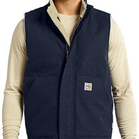 Carhartt 101029 Men's Flame Resistant Mock Neck Sherpa Lined Vest