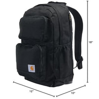 Carhartt B0000535 28l Dual-Compartment Backpack, Durable Pack with Laptop Sleeve and Duravax Abrasion Resistant Base