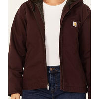 Carhartt 104292 Women's Loose Fit Washed Duck Sherpa Lined Jacket